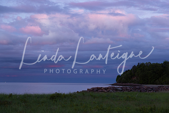 Bay of Fundy sunrise reflection