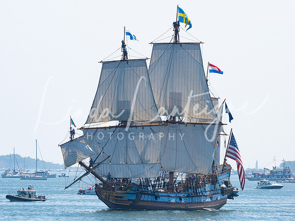 Mayflower in Boston Harbor