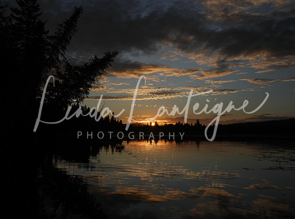 Maine Allagash sunset