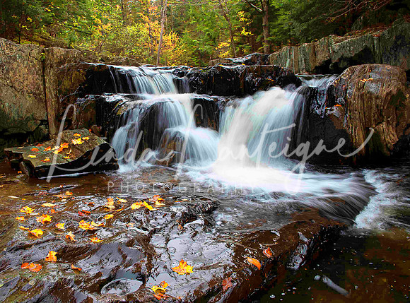 waterfall on the north branch in Vermont