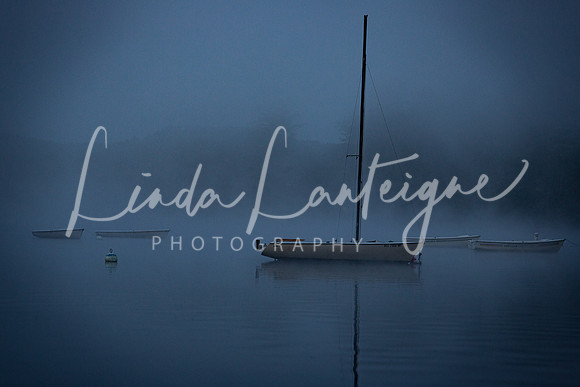 Foggy Vermont lake.2