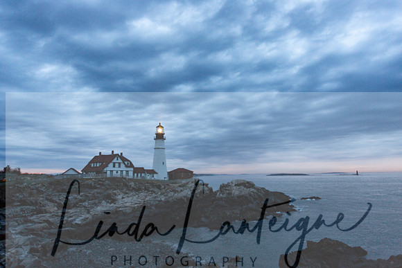 Portland Headlight at sunrise