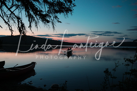 Allagash sunset paddle